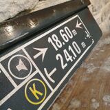 Old plate of BOM from an old boxcar