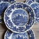 4 antique Wedgwood dessert plates