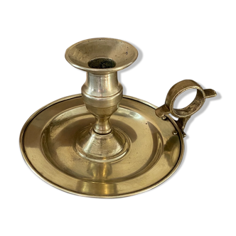 Brass cave rat bougeoir