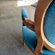 Pair of armchairs old medallion style louis xvi