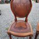 Chaises style Louis XVI en acajou x 6