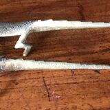 Couple of brass alligators