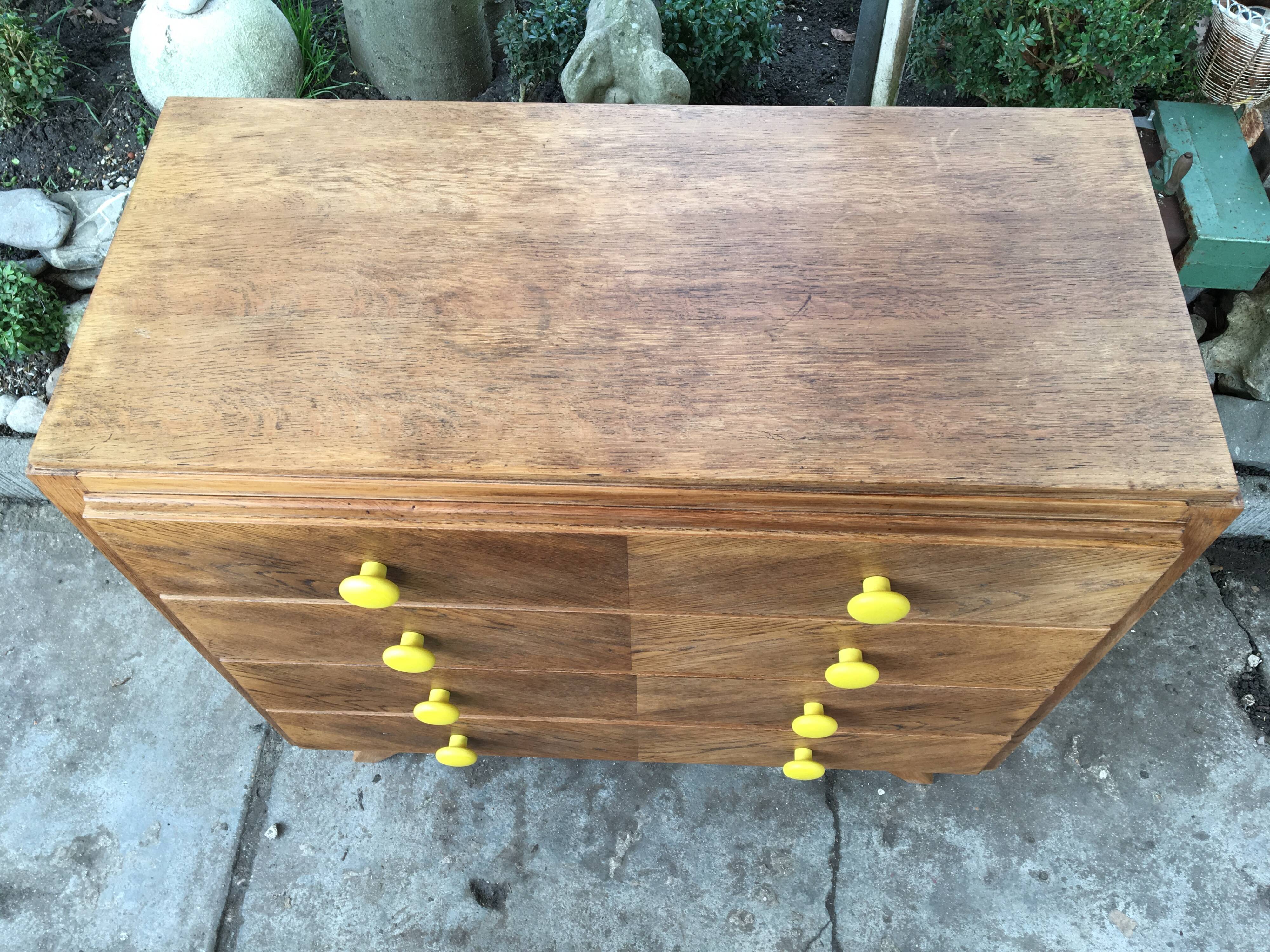 Commode vintage pieds compas