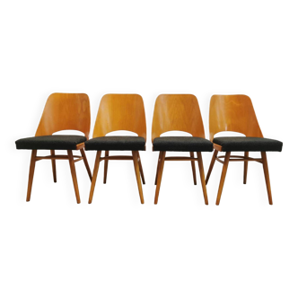 Chaises de Salle à Manger par Radomir Hoffman pour Ton, 1950s, Set de 4