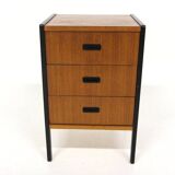Scandinavian teak and oak chest of drawers, Bertil Fridhagen, Bodafors, Sweden, 1960