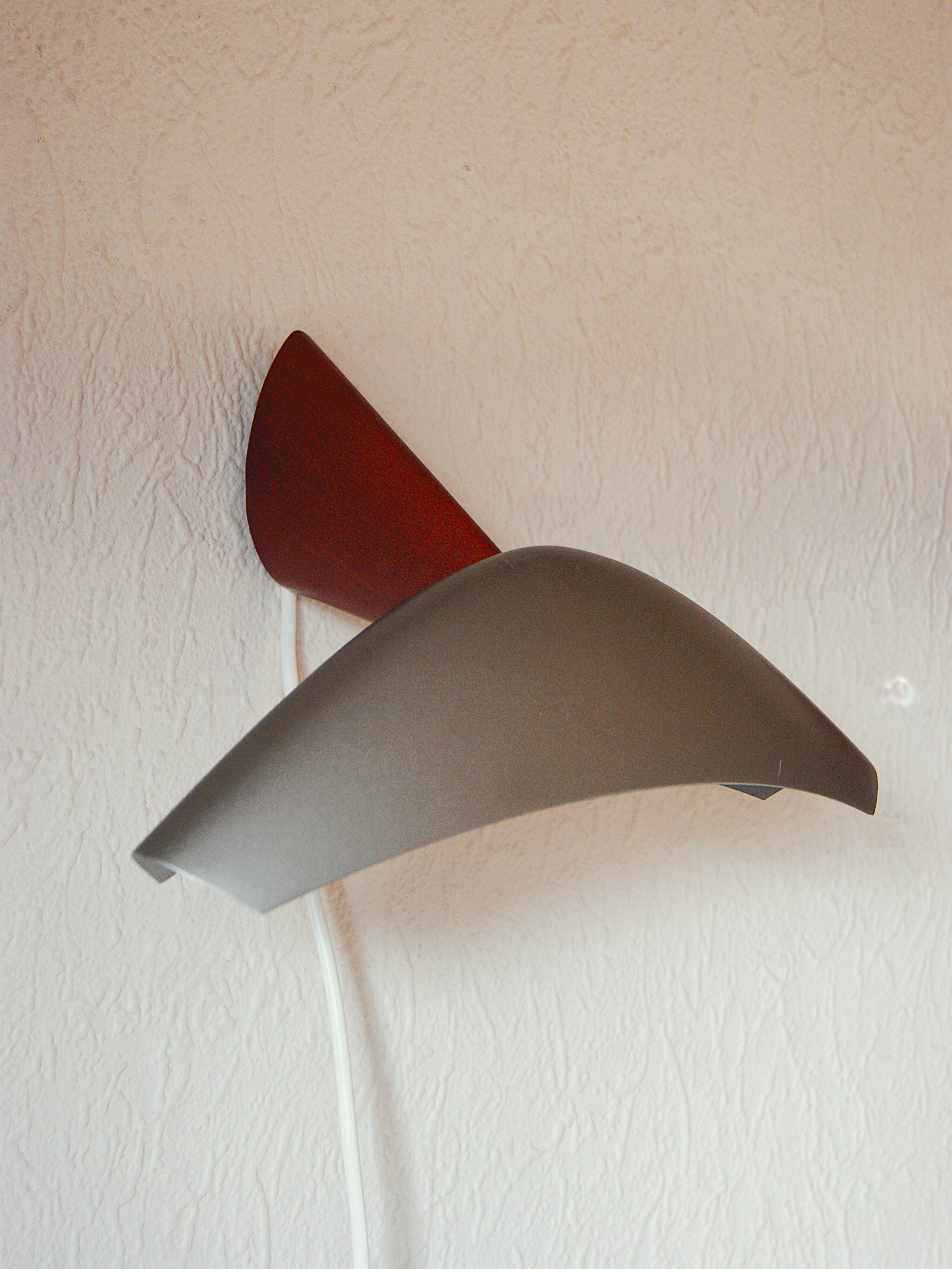 Pair of Italian design wall sconces - design by Josep Lluscà for Arteluce / Flos - 1990s.