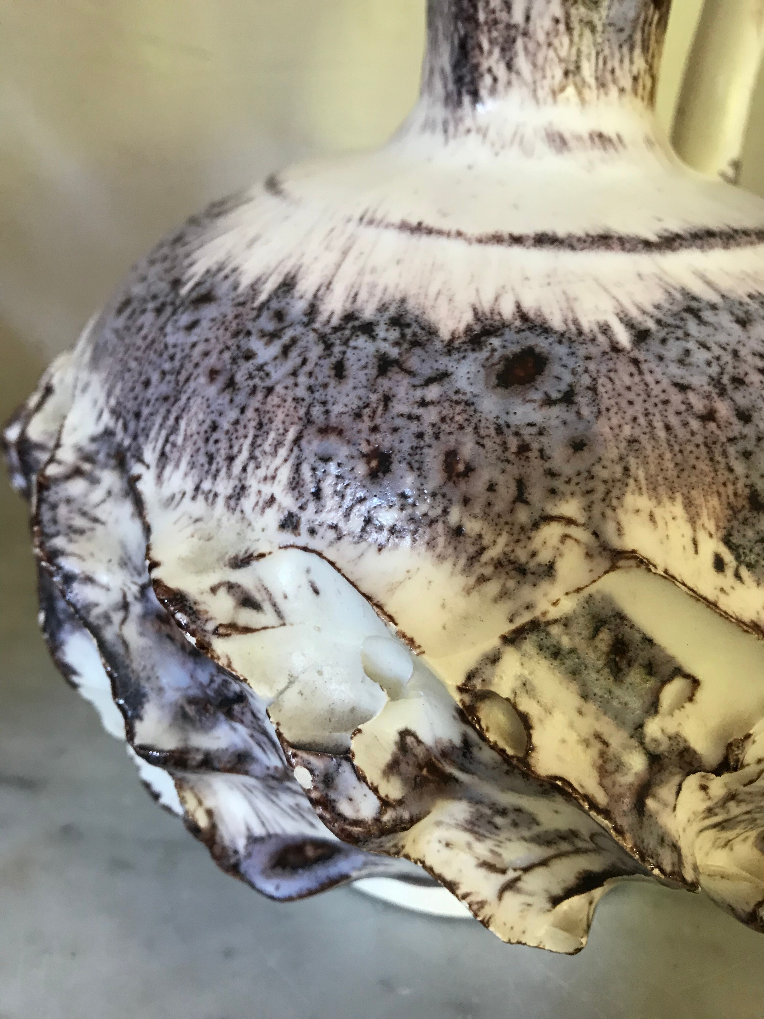 Vintage Vallauris ceramic pitcher