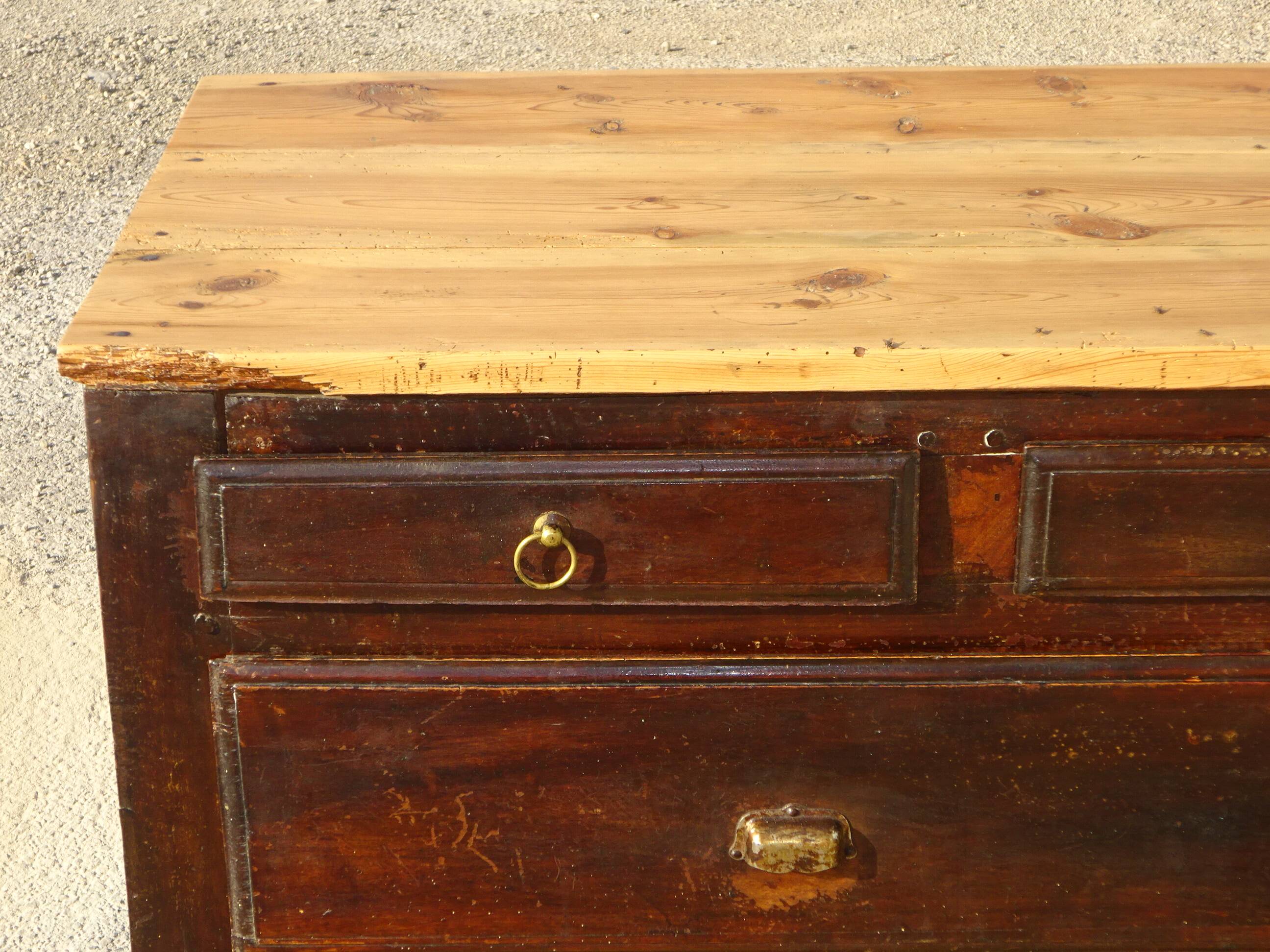 Grand meuble à tiroirs, ancienne pantalonnière