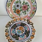 Assiettes majolique signées Pascual Zorrilla