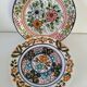 Majolica plates signed Pascual Zorrilla
