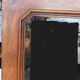 Walnut and walnut veneer display case 1 door circa 1900