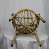 Rattan armchair