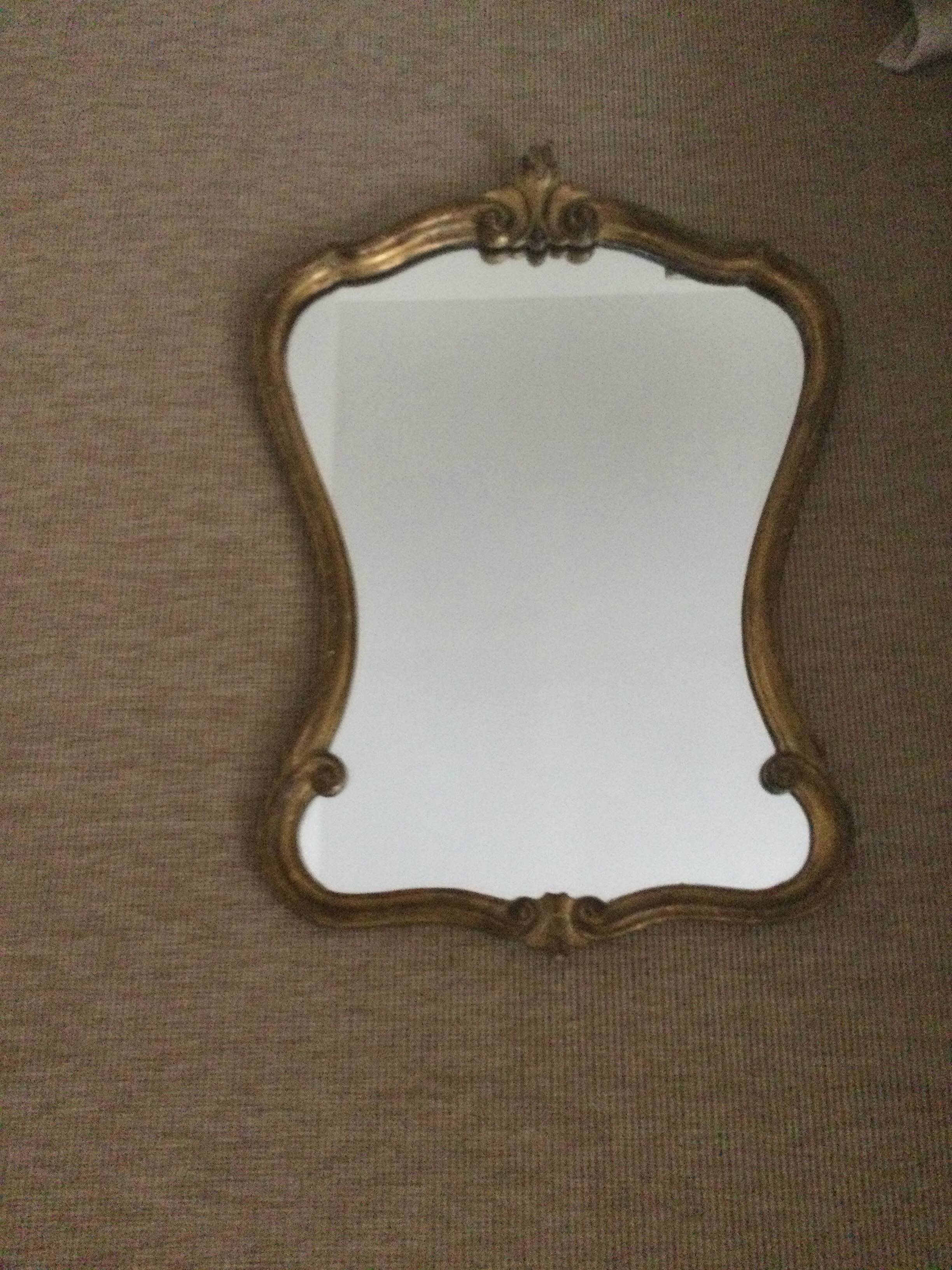 Antique gilded mirror