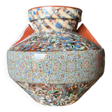 Gerbino vase in mosaic of colored earths