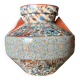 Vase Gerbino en mosaïque de terres colorées