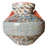 Gerbino vase in mosaic of colored earths