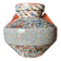 Vase Gerbino en mosaïque de terres colorées