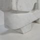 French Artist, Large Abstract Organic Sculpture, 1970s, Marble