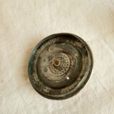 Ancient copper and brass travel teapot 20th