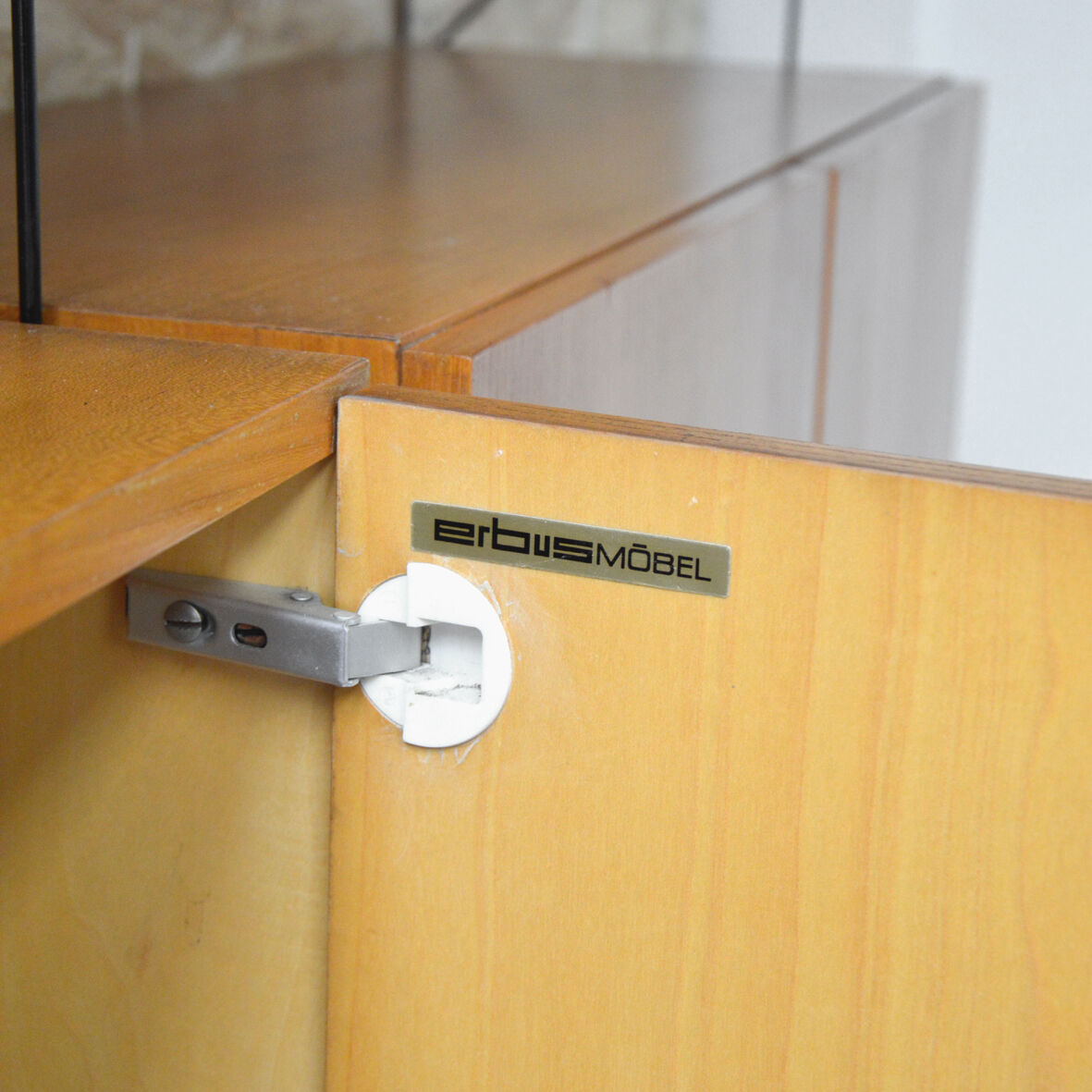 System wall shelf Erbus Möbel, 1960