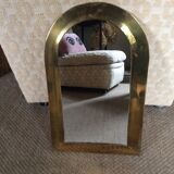 Brass mirror