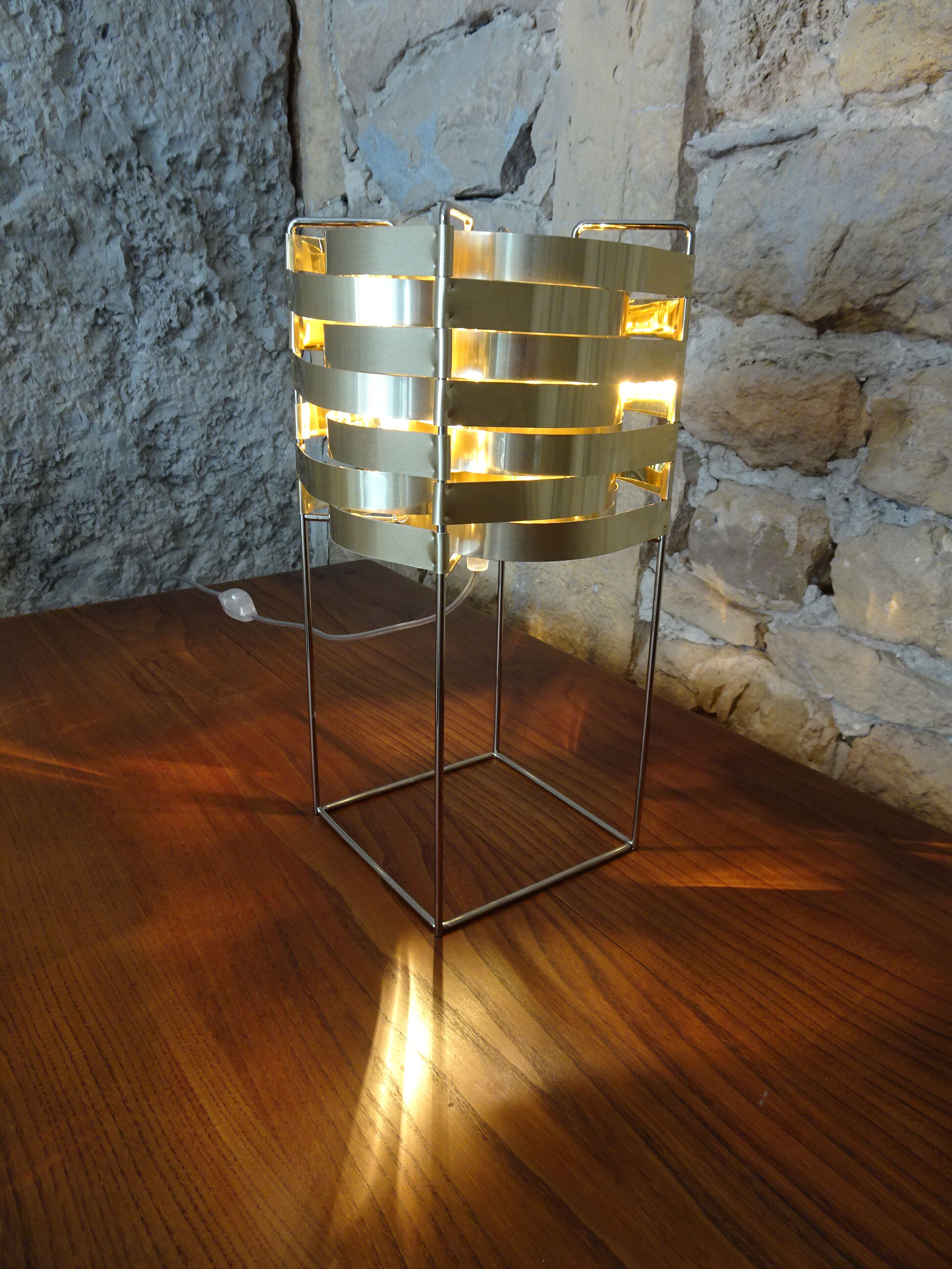 Lampe modèle "Ganymede" 32cm par Max Sauze, réédition de 2017