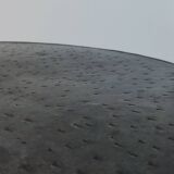 Antique Viennese side table handcrafted in wrought iron.