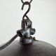 Large Industrial Factory Black Pendant Lamp with Cast Iron Top, 1950s