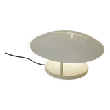 Large vintage cream white metal lamp / wall lamp circa 1980 Germany