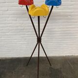 Italian multicolored Tricorno coat rack by Enzo Mari for Danese, 1970s