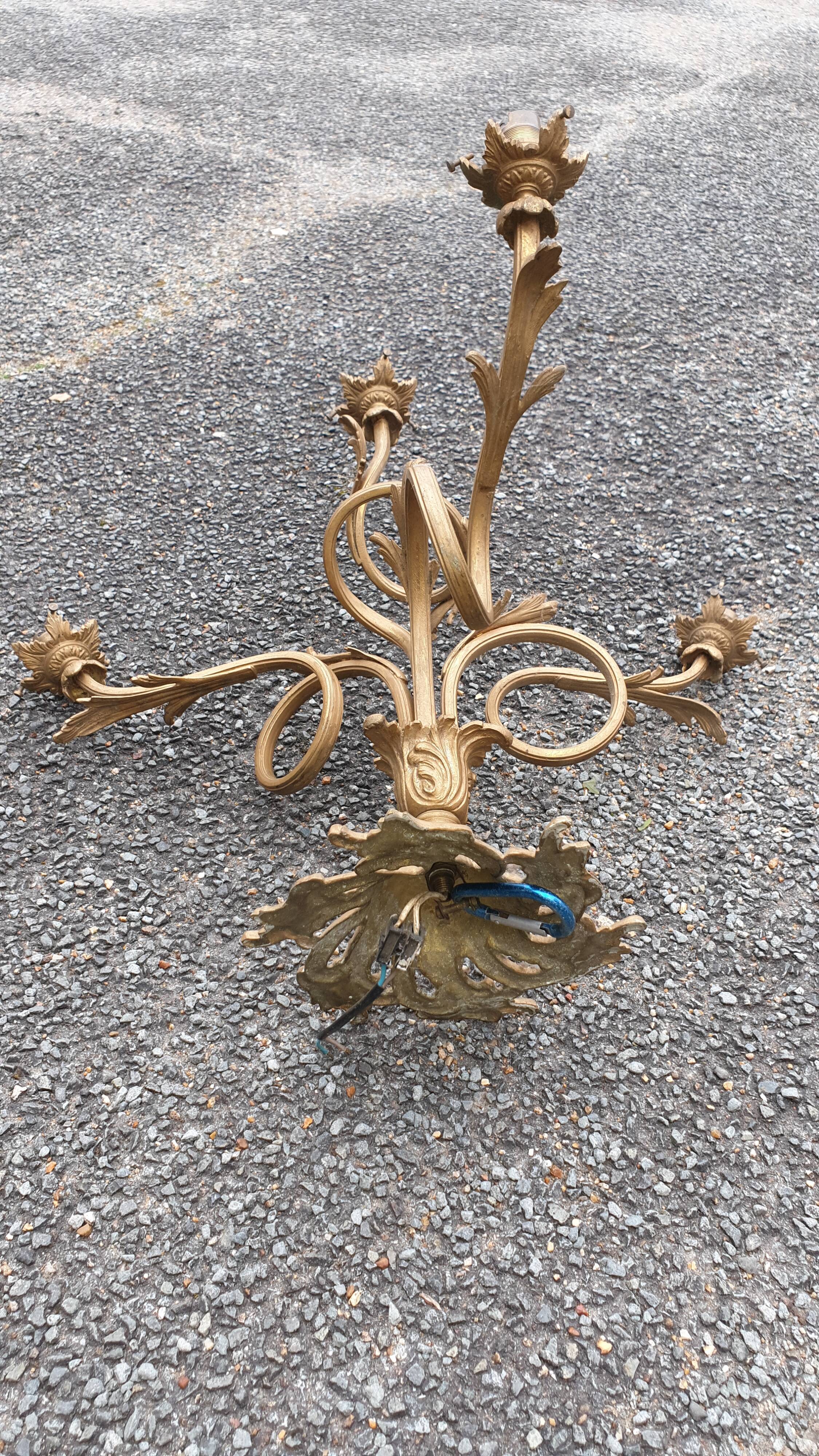 Bronze chandelier Louis XV