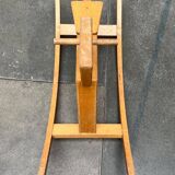 Mid-century wooden rocking horse, 1960s