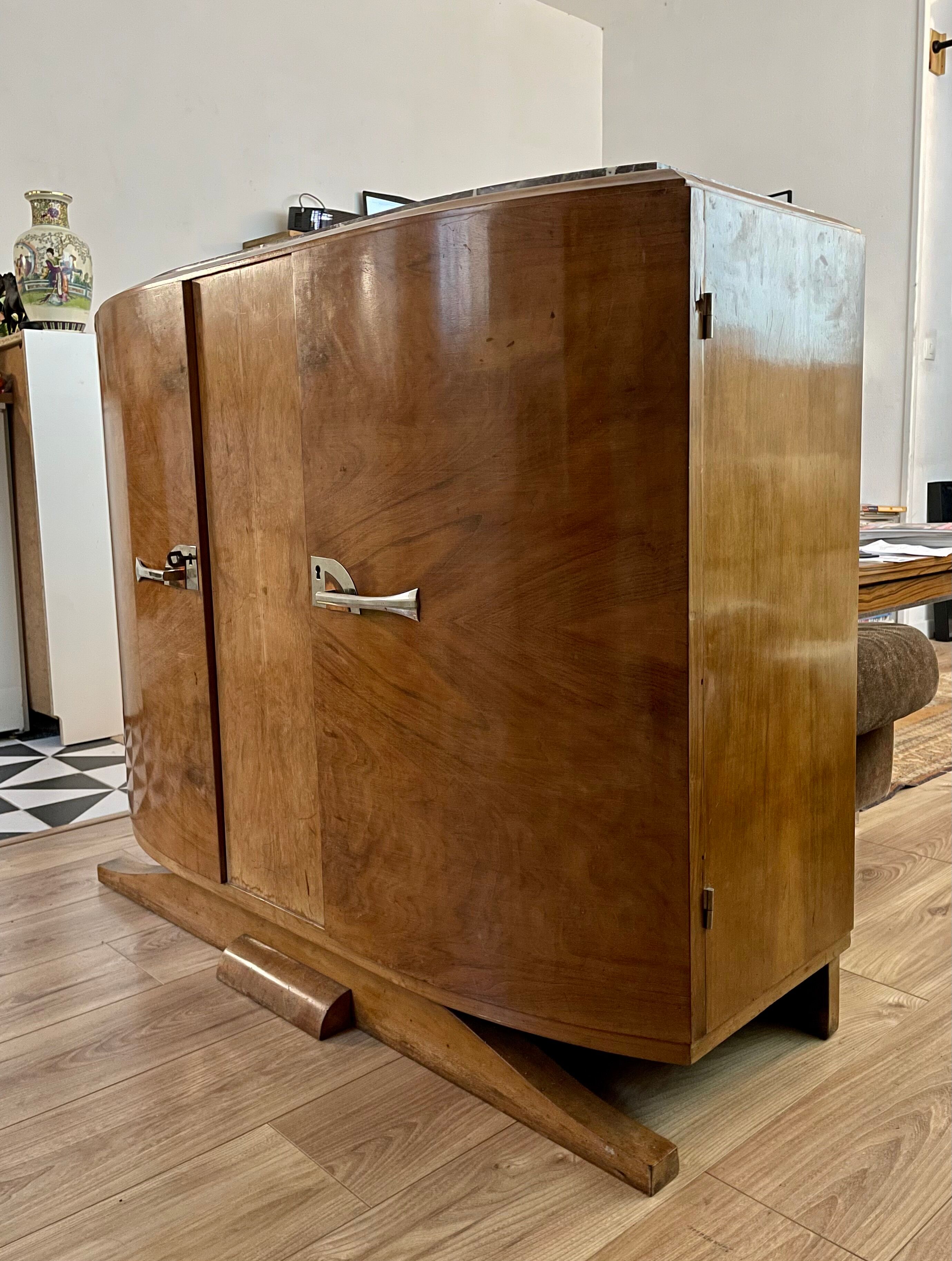 Buffet art deco marble tray