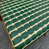 Set of 3 woven rattan bistro chairs Drucker SA