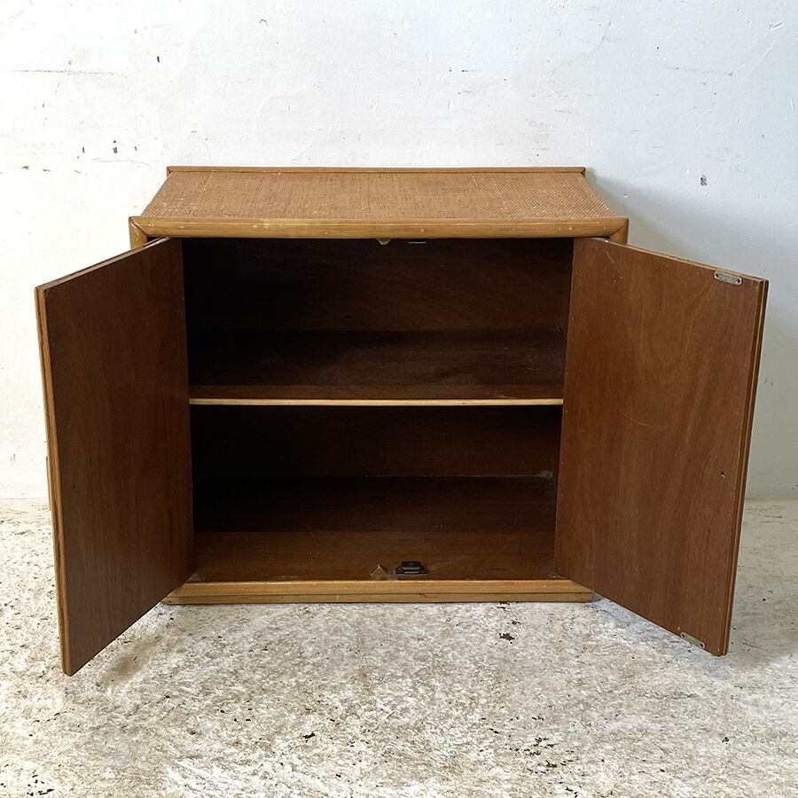 Vintage rattan sideboard 1960