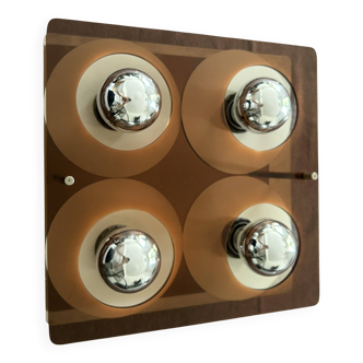 Jocelyne Trocmé Oxar Vintage 4-Light Wall Lamp, Disco Model