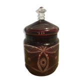 Bohemian crystal pot