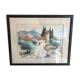 Aquarelle paysage de provence