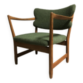Fireplace lounge chairs by fredrik kayser and adolf relling for dokka møbler