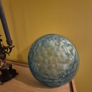 Art Deco ceiling light in pressed glass signed Degué – Ø 35 cm