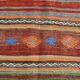 Brick Red Color Kilim Rug, 184x334Cm Living Room Rug,