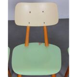 Suite of 3 chairs produced by Ton in the 1960s