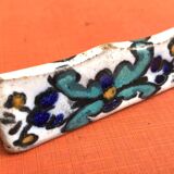 6 glazed ceramic knife rests from Nabeul, Atelier el-Kharraz.