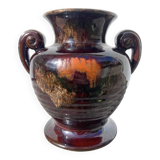 Ceramic vase with glaze 1970