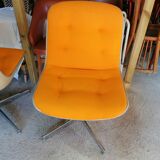Set of 12 vintage Steelcase Strafor office chairs by Randall Buck