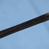 Old box of 12 small white metal spoons