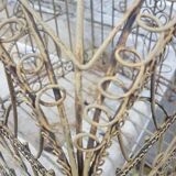 Painted old-bird cage in scrap