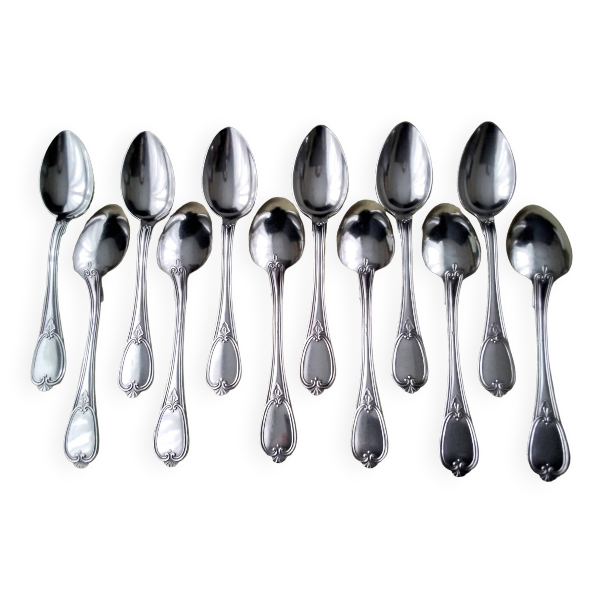 Coffret de 12 cuillères à café Métal argenté 15 G