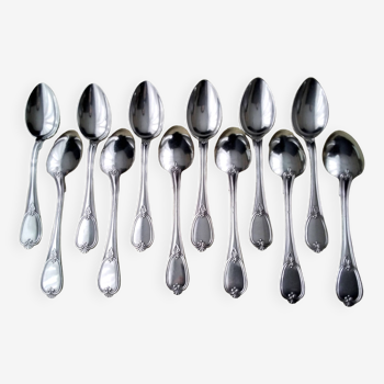 Box of 12 silver-plated teaspoons 15 G
