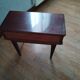 Mid-century bedside table with compass legs – Reconstruction style